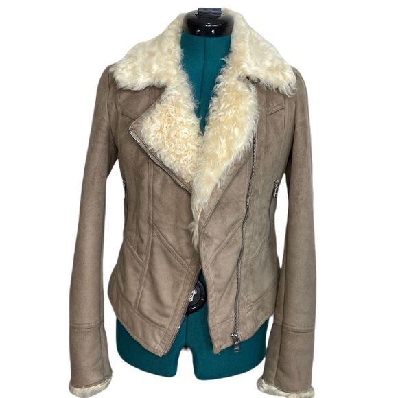 Ad Hoc 100% Wool Fleece Moto Jacket Sz XS - Picture 14 of 16